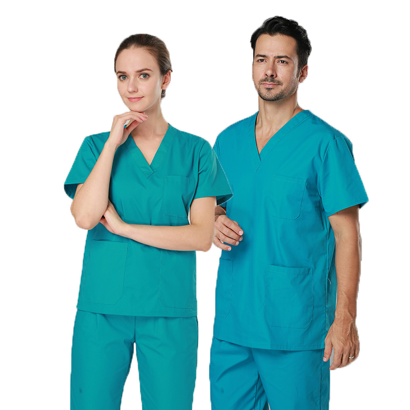 Sairaanhoitaja Doctor Uniform Tops Pants Scrub Sarts Custom Logo